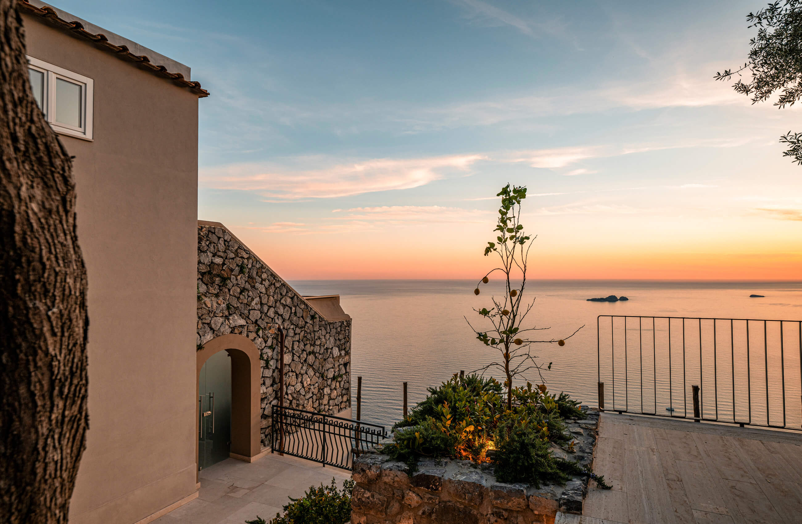 Our suites sunset view